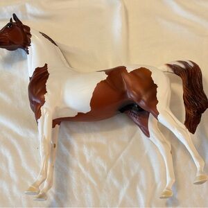 Peter Stone Arabian Stallion Redd Flag by Melodie Dowell